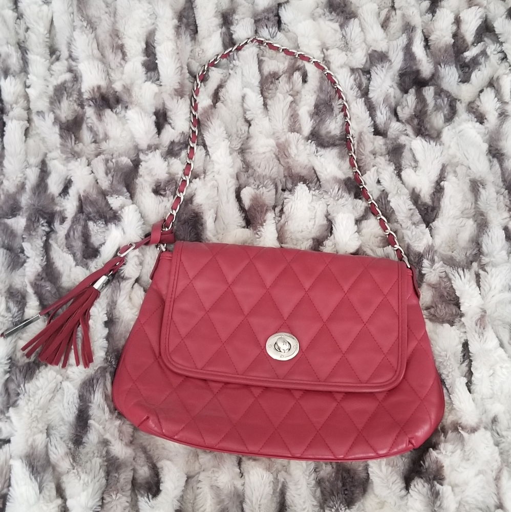 Nicoli Italian Red Leather Purse